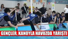 Sarıyerli Gençler Kanoyla Havuzda Yarıştı