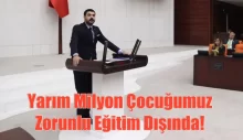 Yarım Milyon Çocuğumuz Zorunlu Eğitim Dışında!