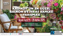Kadıköy’de en güzel bahçeler yarışacak
