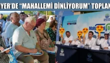 SARIYER’DE “MAHALLEMİ DİNLİYORUM” TOPLANTISI