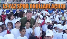 15.Yaz Spor Okulları Törenle Açıldı