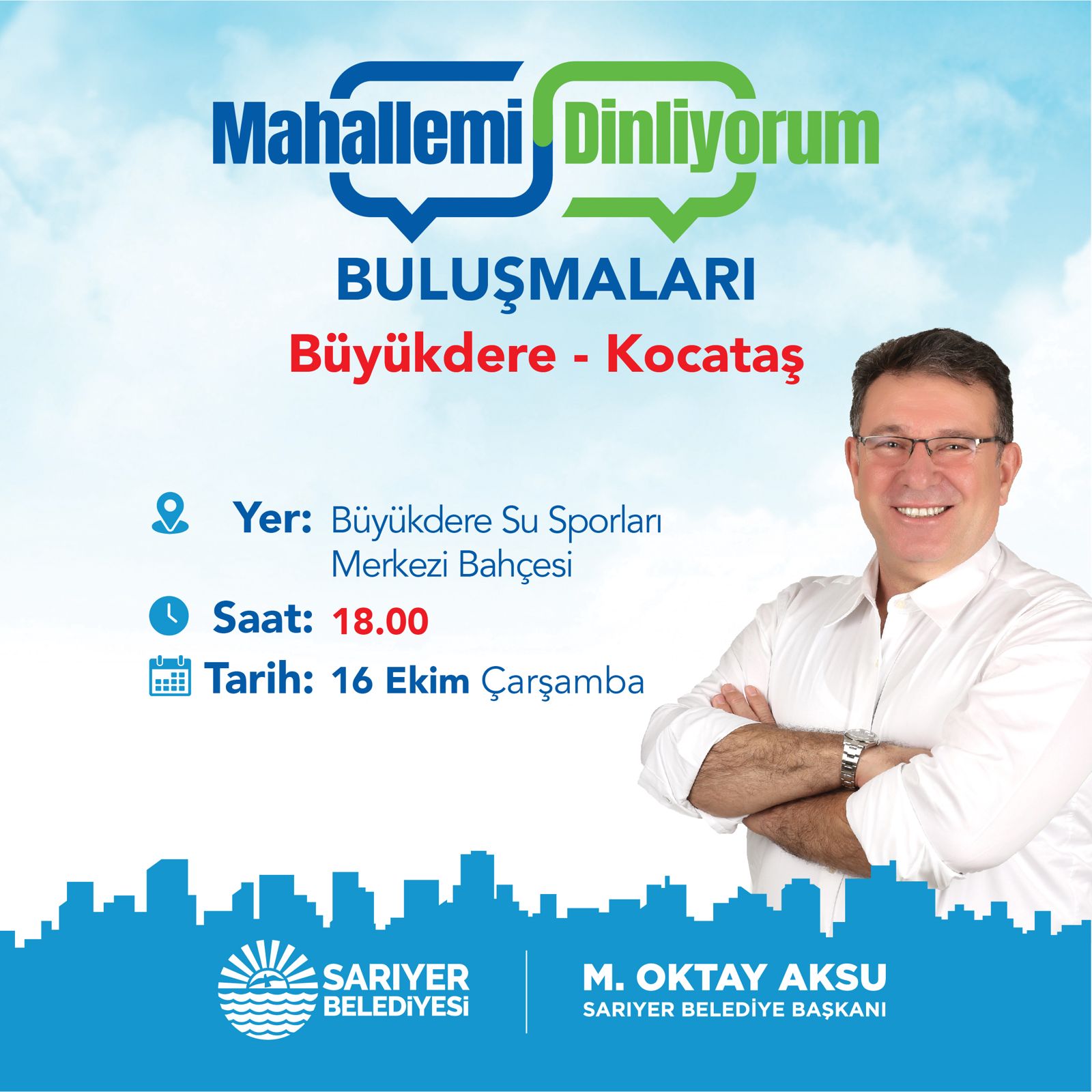 “Mahallemi Dinliyorum”  toplantıları Büyükdere ve Kocataş