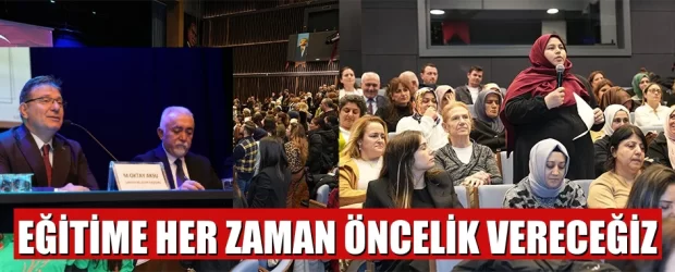 Başkan M.Oktay Aksu: Okul aile birliği başkanları ile buluştu
