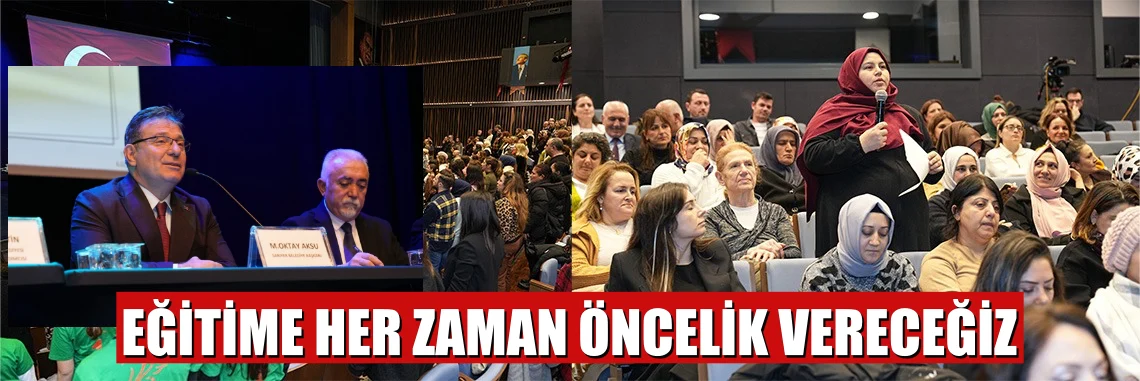 Başkan M.Oktay Aksu: Okul aile birliği başkanları ile buluştu
