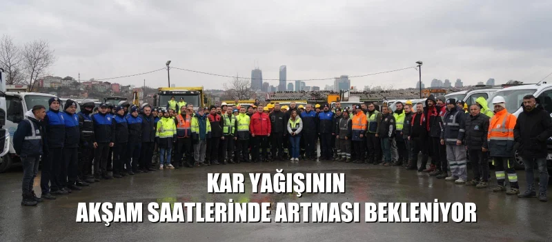 SARIYER. İSTANBUL İÇİN YENİDEN KAR UYARISINA HAZIR