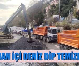 LİMAN İÇİ DENİZ DİP TEMİZLİĞİ TAMAMLANDI